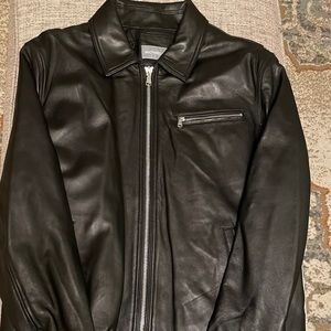 Michael Kors leather coat